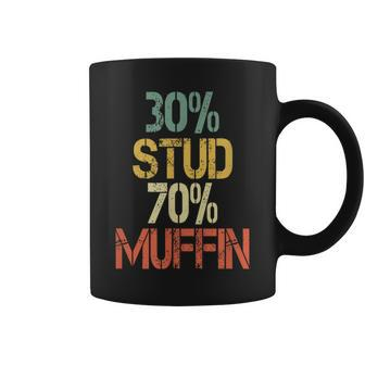 Retro 30 Stud 70 Muffin Sarcasm Dad Bod Figure Coffee Mug - Monsterry DE
