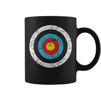 Retro Archery Target Hunter Coffee Mug | Mazezy