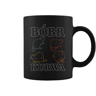 Retro Bobr Bober Beaver Lovers Bobr Meme Tassen - Seseable