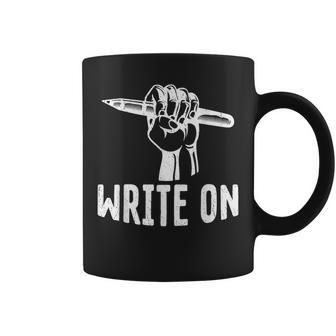 Retro Vintage Poetry Write On Coffee Mug - Monsterry AU