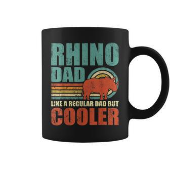 Rhino Dad Like A Regular Dad But Cooler Father's Day Coffee Mug - Monsterry