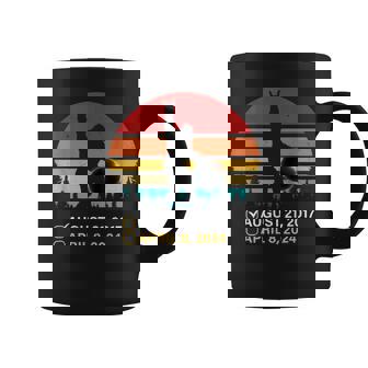 Road Atlas For The Total Solar Eclipse Of 2024 Bigfoot Coffee Mug - Thegiftio