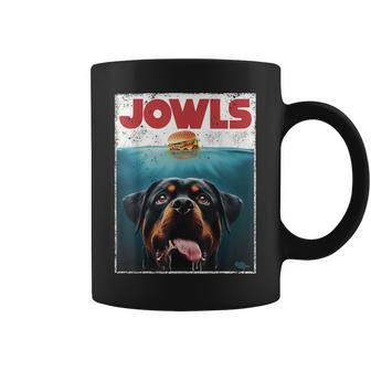 Rottie Rottweiler Jowls Burger Giant Tank Dog Mom Dad Coffee Mug - Monsterry UK