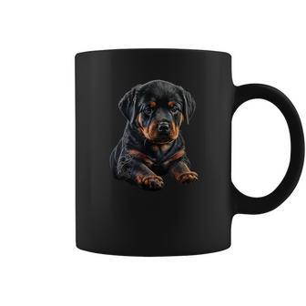 Rottweiler Cute Rottweiler Puppy Coffee Mug - Seseable
