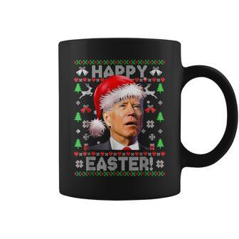 Santa Joe Biden Happy Easter Ugly Christmas Coffee Mug | Mazezy DE