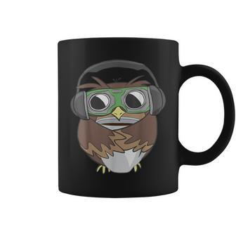 Sarcastic Coffee & Owl Lovers Cute Vintage Gamer Coffee Mug - Monsterry DE