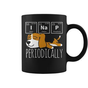 Science I Nap Periodic Table Meme Meh Beagle Dog Coffee Mug | Mazezy