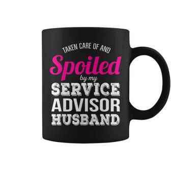 Service Advisor Wife Wedding Anniversary Coffee Mug - Monsterry CA