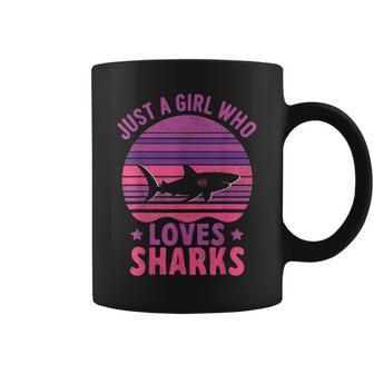 Shark Just A Girl Who Loves Sharks Coffee Mug - Thegiftio UK