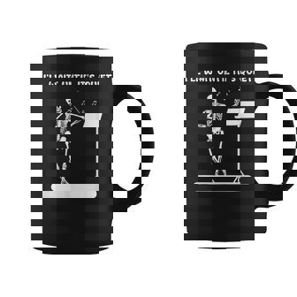 Skeleton Music Teacher I'll Wait Until It's Quiet Coffee Mug - Seseable