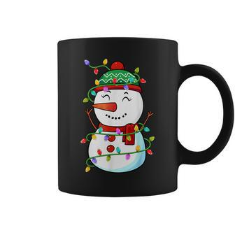 Snowman Christmas Xmas Light Snowman Christmas Coffee Mug - Seseable