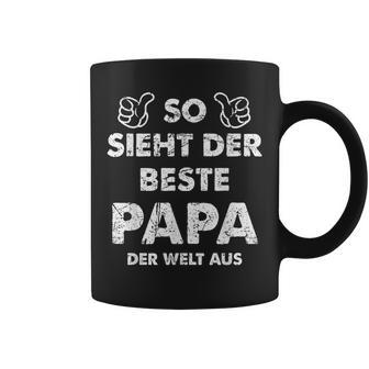 So Sieht Der Beste Papa Der Welt German Langu Tassen - Geschenkecke