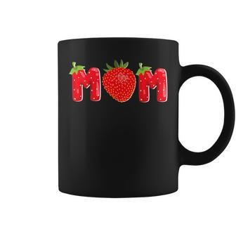 Strawberry Mom Fruit Birthday Family Matching Coffee Mug - Monsterry UK