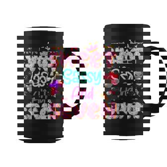 Sweet Sassy And Seven Birthday For Girls 7 Years Old Coffee Mug - Thegiftio UK