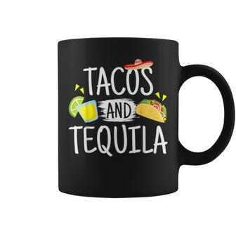 Tacos And Tequila Mexican Sombrero Coffee Mug - Seseable