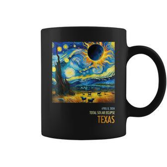 Total Solar Eclipse 2024 Texas Coffee Mug - Monsterry AU