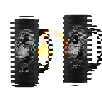 Total Solar Eclipse Chicken Wearing Eclipse Glasses Coffee Mug | Seseable UK