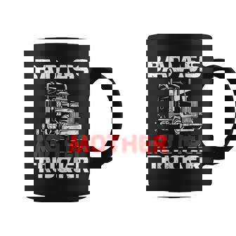 Truck Driving Badass Mother Trucker Coffee Mug - Thegiftio