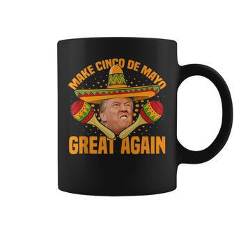 Trump Cinco De Mayo Retro Dancings Dancers Coffee Mug - Monsterry