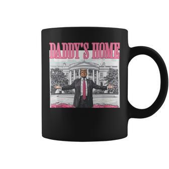 Trump Pink Daddys Home Trump 2024 Coffee Mug | Mazezy