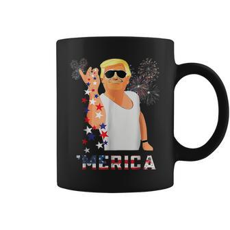 Trump Salt Merica Freedom 4Th Of July Usa Flag 2024 Coffee Mug - Monsterry