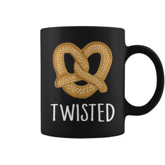 Twisted Pretzel Illustration Graphic Coffee Mug - Monsterry CA