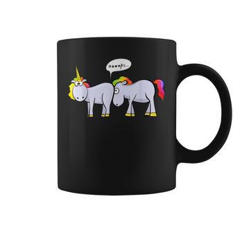Unicorn Stuck In The Butt Coffee Mug - Monsterry AU