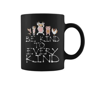 Vegan Love Animals Be Kind To Every Kind Coffee Mug - Monsterry UK