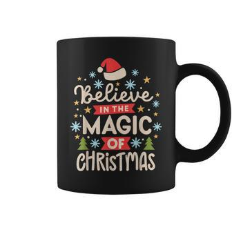 Vintage Believe In The Magic Of Christmas Coffee Mug - Seseable