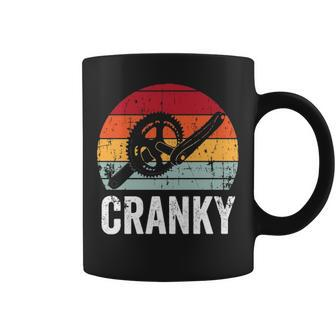 Vintage Cranky Bike Bicycle Rider Cycling Lover Coffee Mug | Mazezy