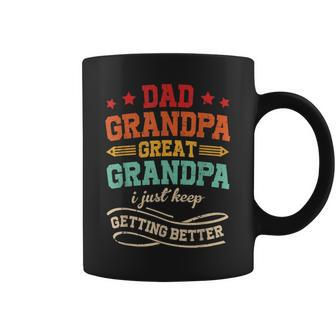 Vintage Great Grandpa For Fathers Day Dad Papa Grandpa Coffee Mug - Monsterry CA