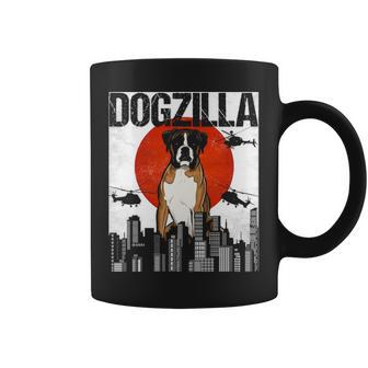 Vintage Japanese Dogzilla Boxer Coffee Mug | Mazezy