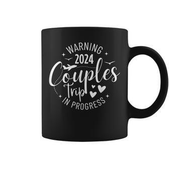 Warning Couples Trip 2024 In Progress Husband Wife Coffee Mug - Thegiftio UK