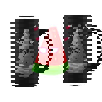 Watermelon Wearing Sunglasses Fruit Lover Summer Coffee Mug - Thegiftio UK