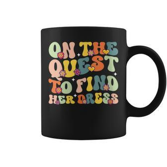Wedding Dress Shopping On The Quest To Find Her Dress Coffee Mug - Monsterry UK