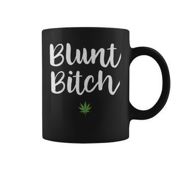 Weed Stoner Girl Mom Pot Pun Blunt Bitch Coffee Mug - Monsterry CA