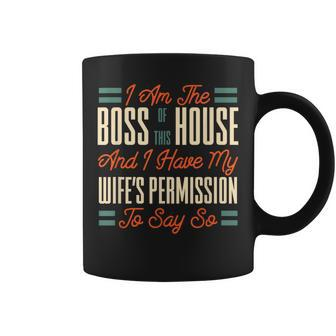 Wife To Husband From Wife Boss Of This House Coffee Mug - Seseable