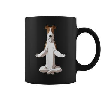 Yoga Dog Wire Fox Terrier Coffee Mug - Monsterry CA
