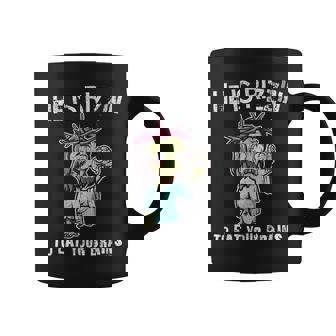 Zombie Jesus He Is Risen Easter Rizzin Eat Your Brains Coffee Mug | Seseable CA