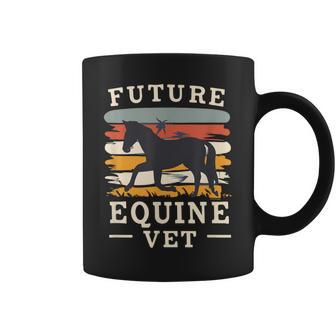 Future Equine Veterinarian Aspiring Vet Student Coffee Mug - Monsterry DE
