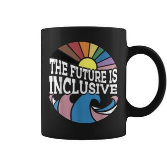 The Future Is Inclusive Lgbt Retro Gay Rights Pride Month Coffee Mug - Monsterry CA