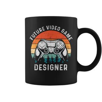 Future Video Game er Developer Gamer Programmer Retro Coffee Mug - Monsterry DE