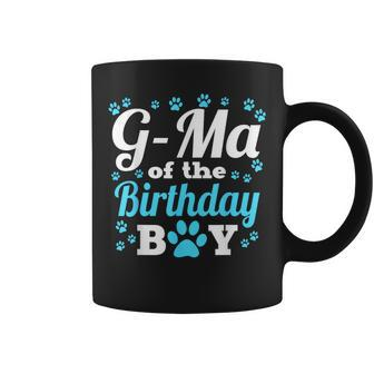 G-Ma Of The Birthday Boy Dog Paw Bday Party Celebration Coffee Mug - Thegiftio UK