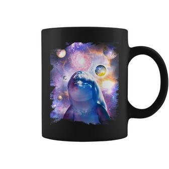 Galaxy Dolphin Dolphins In Space Coffee Mug - Monsterry CA