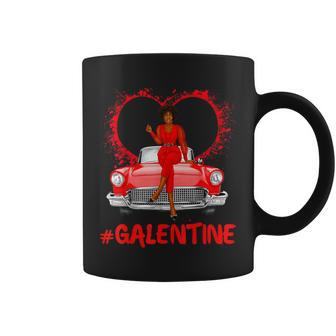 Galentines Day Single Best Melanin Queen Black Friends Coffee Mug - Monsterry UK
