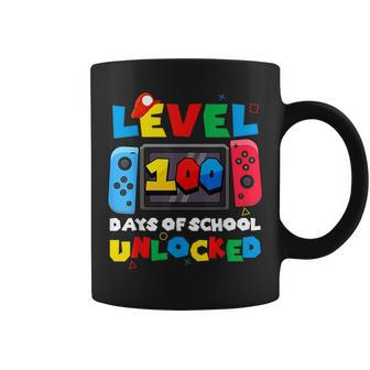 Game Controller Level 100 Days Of School Unlocked Boys Coffee Mug | Mazezy AU