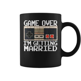 Game Over Im Getting Married Bachelor Party Coffee Mug - Monsterry