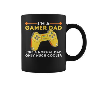 Gamer Dad Like A Normal Dad Video Game Gaming Father Coffee Mug - Monsterry