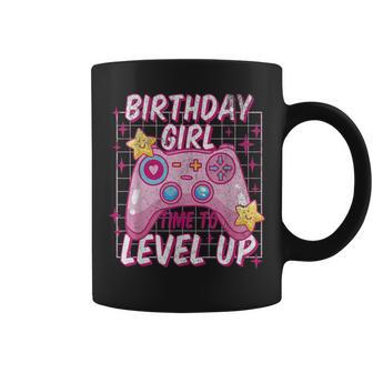 Gamer Girl Birthday Level Up Video Games Cute Kawaii Retro Coffee Mug - Monsterry UK