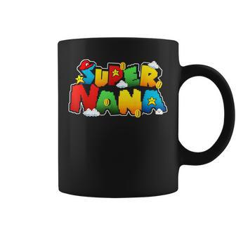 Gamer Super Nana Family Matching Game Super Nana Superhero Coffee Mug - Monsterry